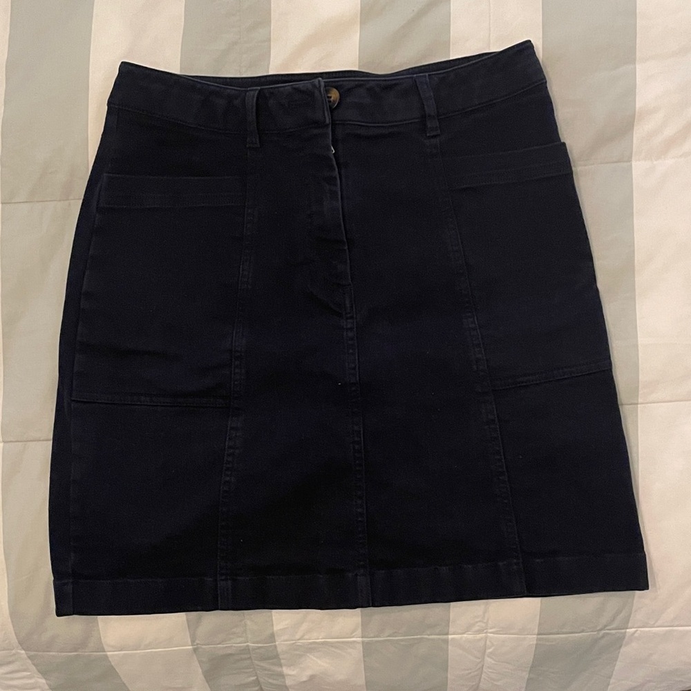 Boden Navy Skirt